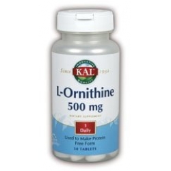 L-Ornithine 500 mg - util in detoxifierea hepatica a amoniacului